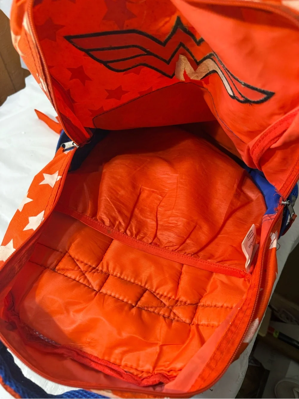 Wonder Woman backpack 16x12